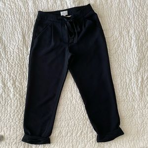 Aritzia Wilfred Allant cropped pants. Size 00. Black.